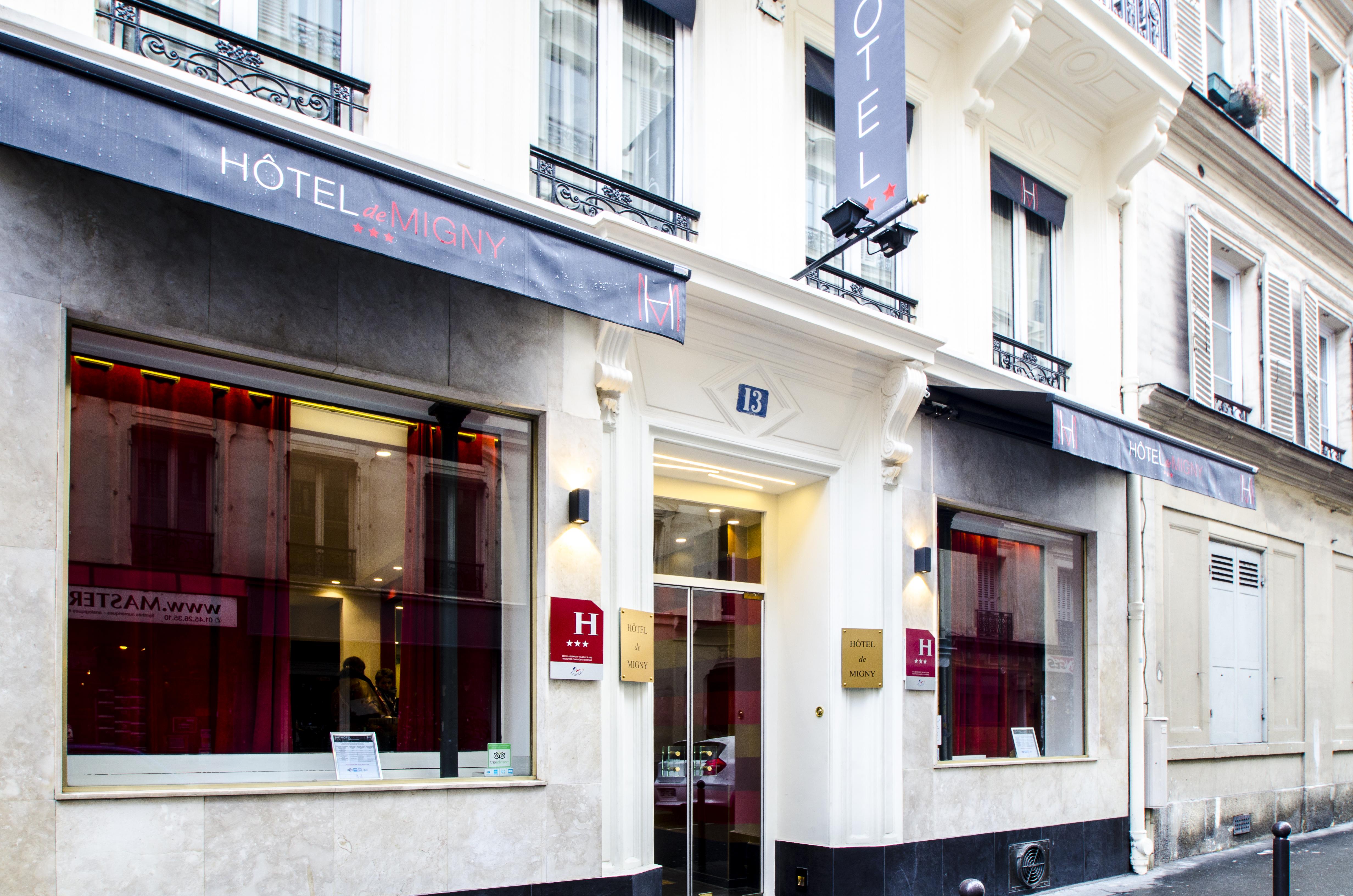 Hotel Migny Opera Montmartre Paříž Exteriér fotografie